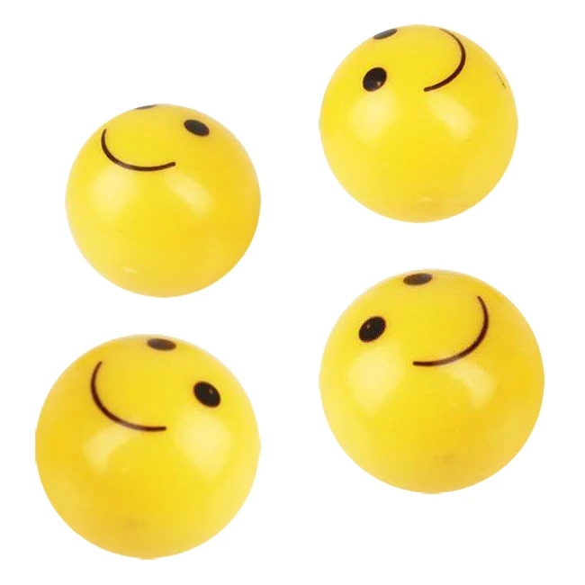 

Good deal 4 x Car Truck Bike Yellow "SMILE FACE" Ball Tire air Valve Stem Caps Wheel Rims