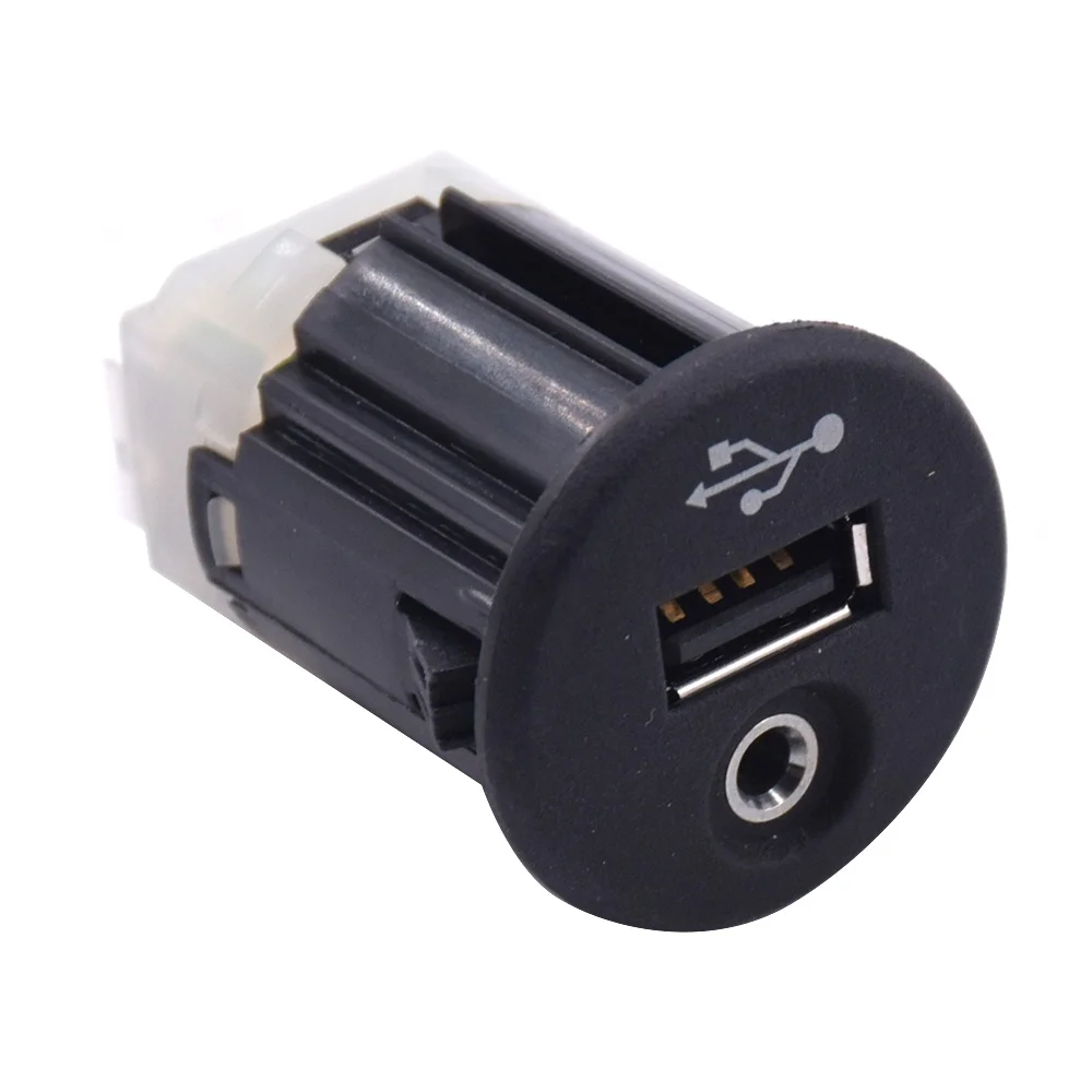 

Car USB Socket AUX Cable Port Adapter Jack Plug Accessory For Nissan Charger Interface iphone Xiaomi Huawei Samsung Smart phone
