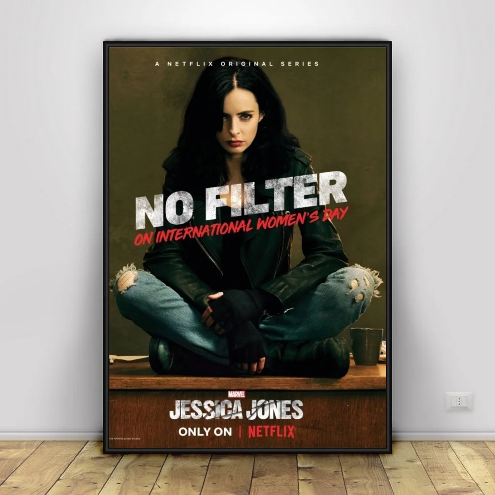 Художественный Шелковый плакат Jessica Jones для домашнего декора 12x18 24x36inch|Рисование и