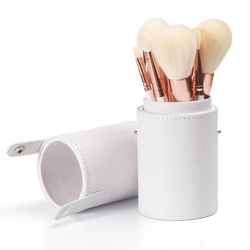 

Professional 9 pcs/set Makeup Brush with Tube Synthetic Hair Face Powder Foundation Blusher Eyeshadow Brushes Makeup Brush Set