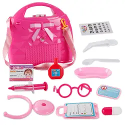 Детская симулятор игрушечный дом чемодан развивающие игрушки набор спецодежда медицинская оборудования чемодан девушка детская игрушка