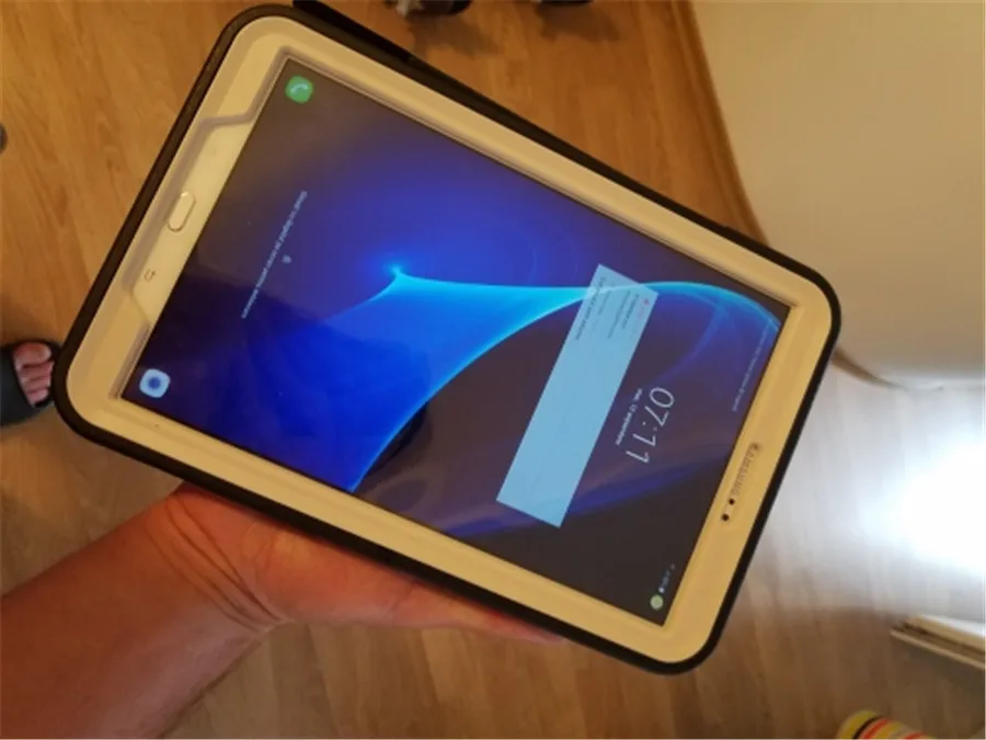 Чехол для Samsung Galaxy Tab A 10,1 T580 T585 дети Безопасный ударопрочный каучук чехол для полной защиты для SM-T585 Защитная пленка для экрана+ ручка