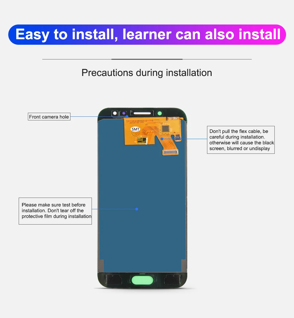 Регулируемый ЖК-Дисплей Galaxy J530 для samsung J5, сенсорный экран, дигитайзер J5 Pro J530 J530F, ЖК-дисплей 5,2 дюйма