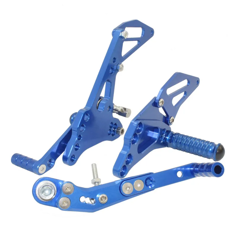 Waase для Suzuki GSXR600 GSXR750 GSXR 600 750 2011 2012 2013- Регулируемые задние наборы Rider Rearset подножки для ног - Цвет: Blue