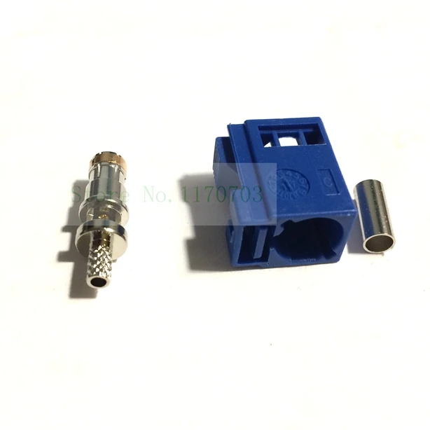 10 шт. RF Coax GPS антенна Fakra C разъем для кабеля RG174 RG316|female cable connectors|female antenna connectorfemale