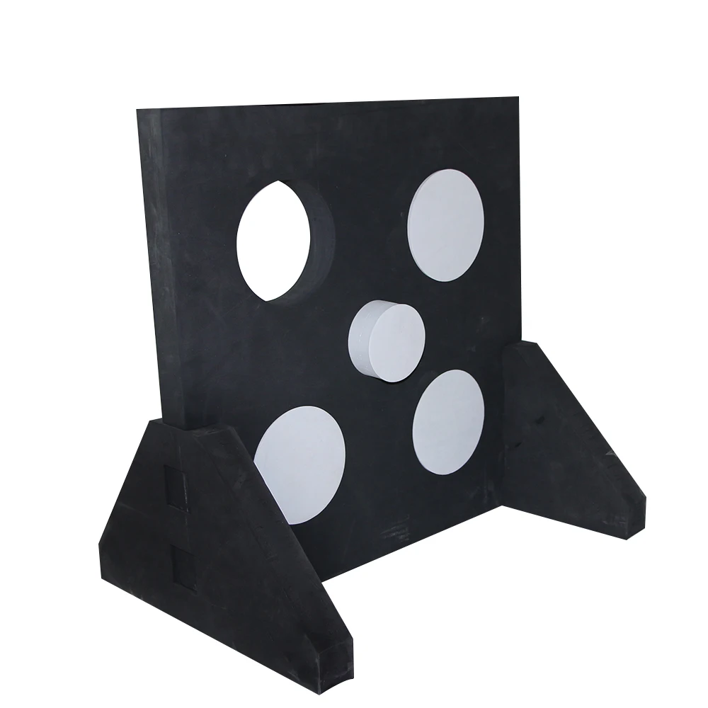 2pcs black & white archery EVA foam target for archery game outdoor