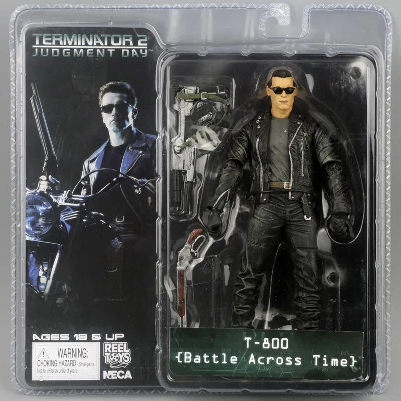 Новая коробка NECA Терминатор 2 фигурка T800 Cyberdyne Showdown ПВХ фигурка игрушка " 18 см