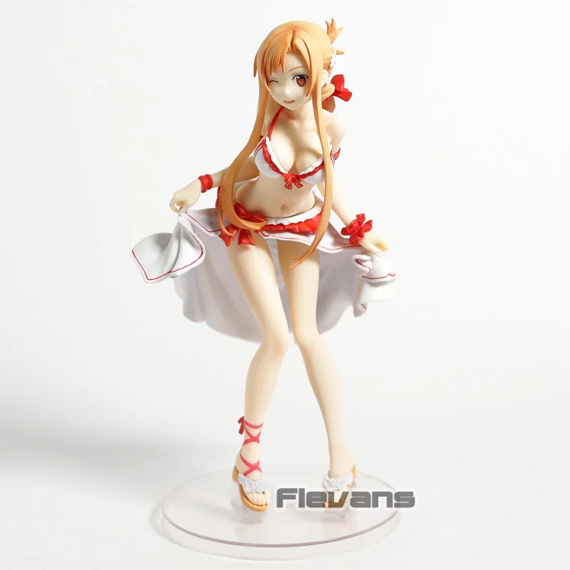 Sword Art Online Asuna Swimsuit Ver. 1/7 Scale PVC Sexy Figure SAO Collectible Model Toy
