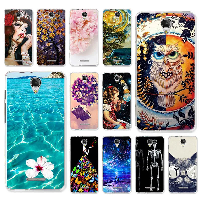 

TAOYUNXI Animal Flower Phone Cases For Alcatel OneTouch POP 4 5.0 inch 5051X OT-5051 One Touch POP4 5051 Silicone Soft TPU Cover