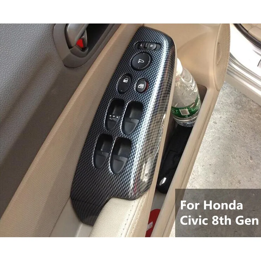 4 шт./компл. кнопка для подлокотника автомобиля панель с внутренней отделкой Honda