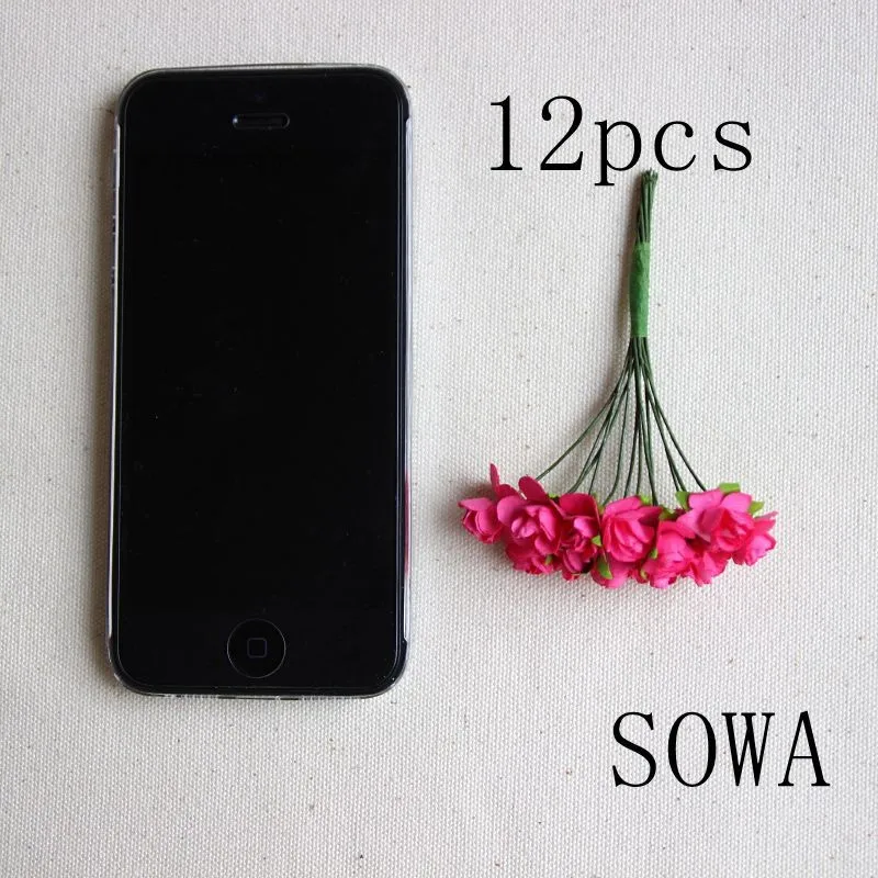 Hand-made-1-1-4cm-Artificial-Paper-Flower-Heads-Mini-Roses-DIY-Wedding-Bouquets-Accessories-Scrapbooking (3)