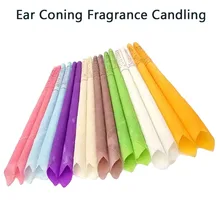 Ear свечи Здоровый Уход за ухом ароматерапия лечение ушной Воск Удаление очиститель приспособление для прочистки ушей Индиана терапия аромат Candling 10 шт