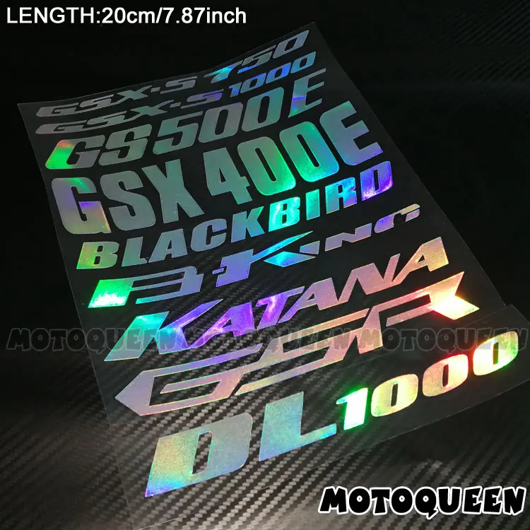Светоотражающие колодки для мотоциклов обтекатели наклейки SUZUKI GSR GSX650F GS500F GS500R GSFR