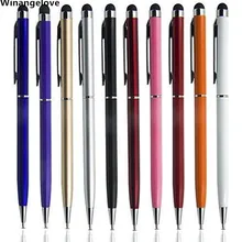 Winangelove 500 шт. 2 в 1 с шариковой емкостный Стилусы стилус для iPhone 7 7 плюс 6 6S 5 мобильного Планшеты PC DHL