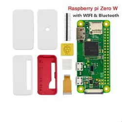 Оригинал для Raspberry Pi Zero W комплект чехол и адаптер питания и теплоотвод и Wi-Fi bluetooth-адаптер комбинированный костюм