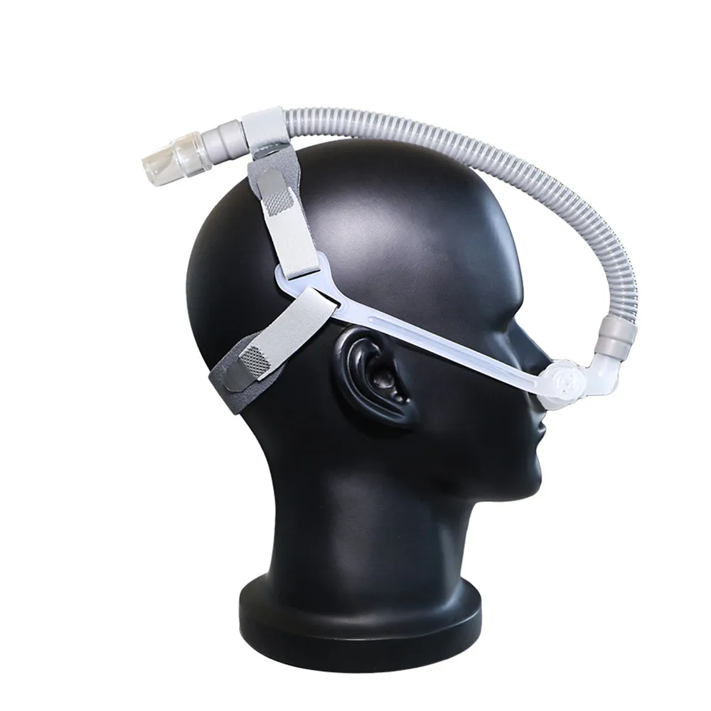 

CPAP Nasal Pillow Mask with Headgear For Anti Snoring Sleep Apnea Treatment Fits for CPAP Auto CPAP BiPAP 3 Sizes Cushion Pad