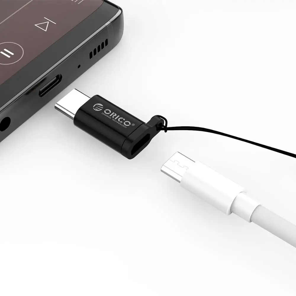 ORICO сплав OTG usb type C адаптер Micro USB для type-C OTG адаптер для зарядки передачи данных конвертер для huawei Macbook