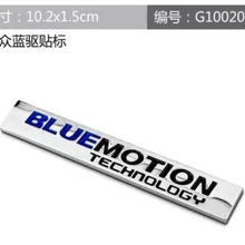 50X 3D металла BLUEMOTION задняя наклейка автомобиль-Стайлинг для VW GOLF TIGUAN AUDI SEAT SKODA