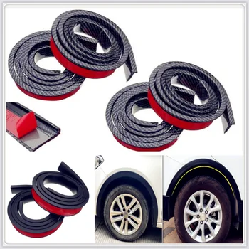 

4PCS black Car Fender Wheel Eyebrow Arch Protector Lip for Toyota Yaris Tundra Tacoma RAV4 Corolla Aygo Avalon Auris