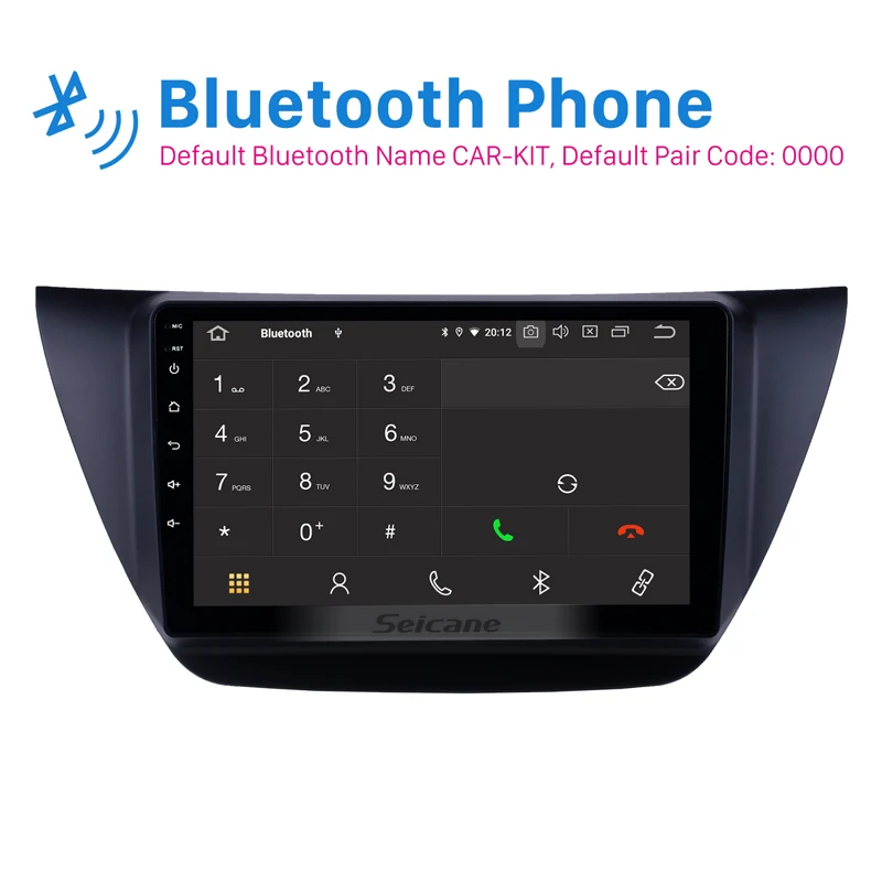  Seicane 9 inch Android 9.0 Car Multimedia player GPS for MITSUBISHI LANCER IX 2006 2007-2010 with W