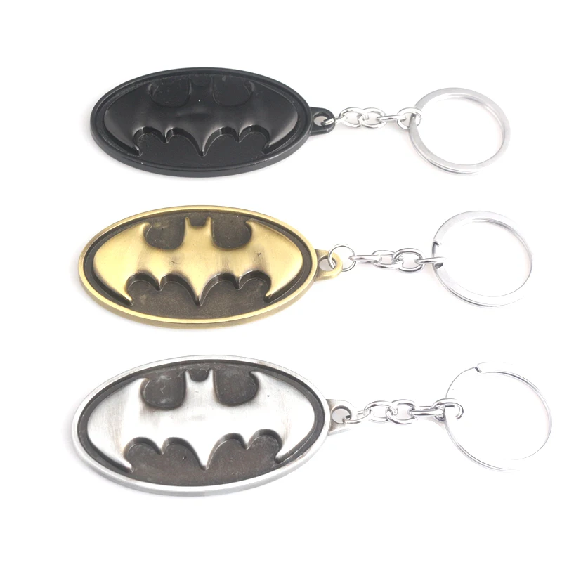 LARGE SUPER HERO METAL KEY RING KEY CHAINS MARVEL DC FILM REPLICA