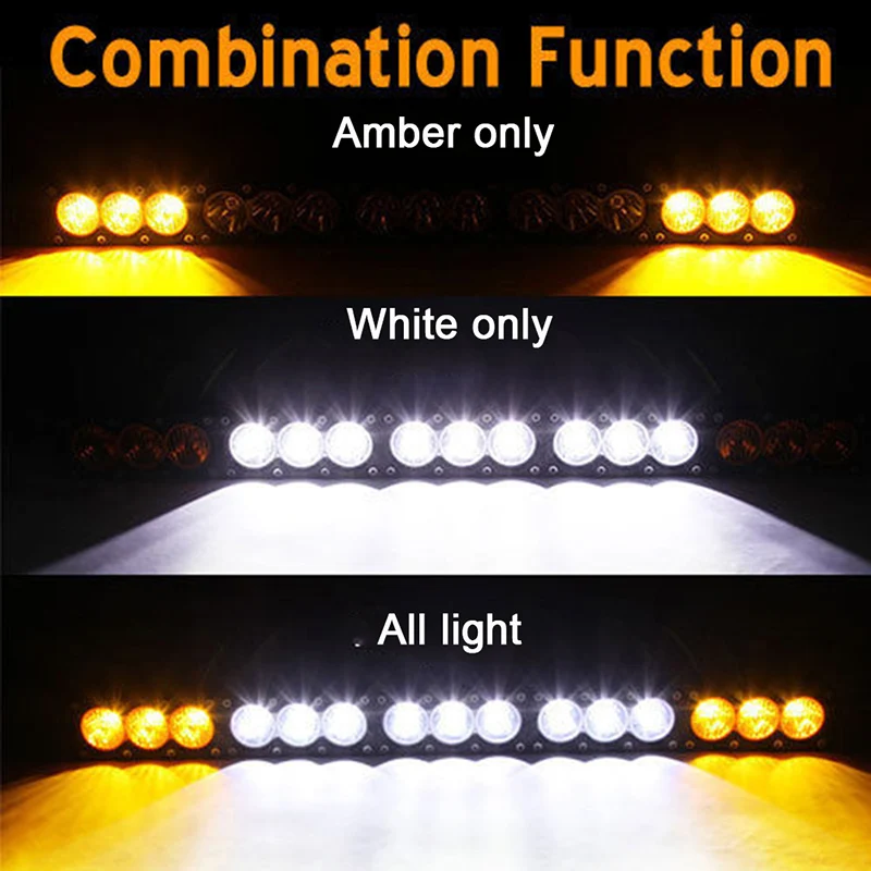 48 Inch 270w White Amber Single Row Led Light Bar With Upper Windshield Mounting Brackets For Jeep Wrangler Jk 2007 2018 Work Aliexpress 48 Inch 270w White Amber Single Row Led