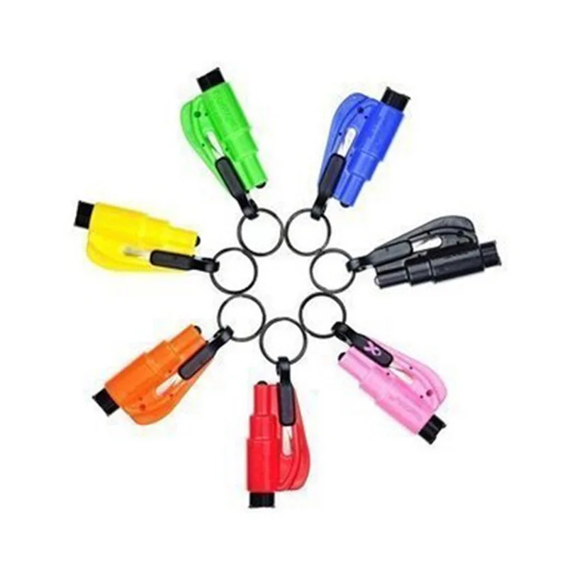 

NEW Mini Car Safety Hammer Broken Windows Machine Must Have Keychain Tool Safety Self Proteciton