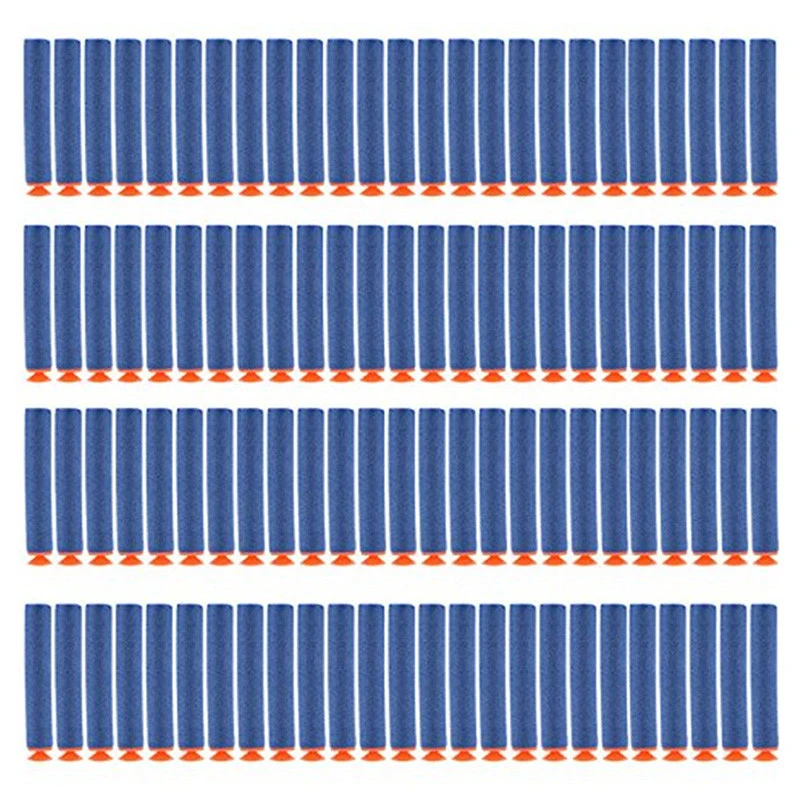 100 Pcs 7.2 Cm Refill Darts Blasters 