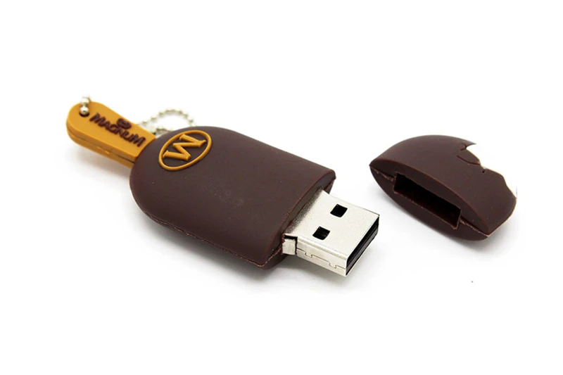 BiNFUL мультфильм USB в виде мороженого флеш-накопитель дешевые флеш-накопитель 4 ГБ 8 ГБ оперативной памяти, 16 Гб встроенной памяти, USB флеш-накопитель 128 ГБ оперативной памяти, 32 Гб встроенной памяти, 64 ГБ флэш-накопитель U диск творческого USB флэш-накопители