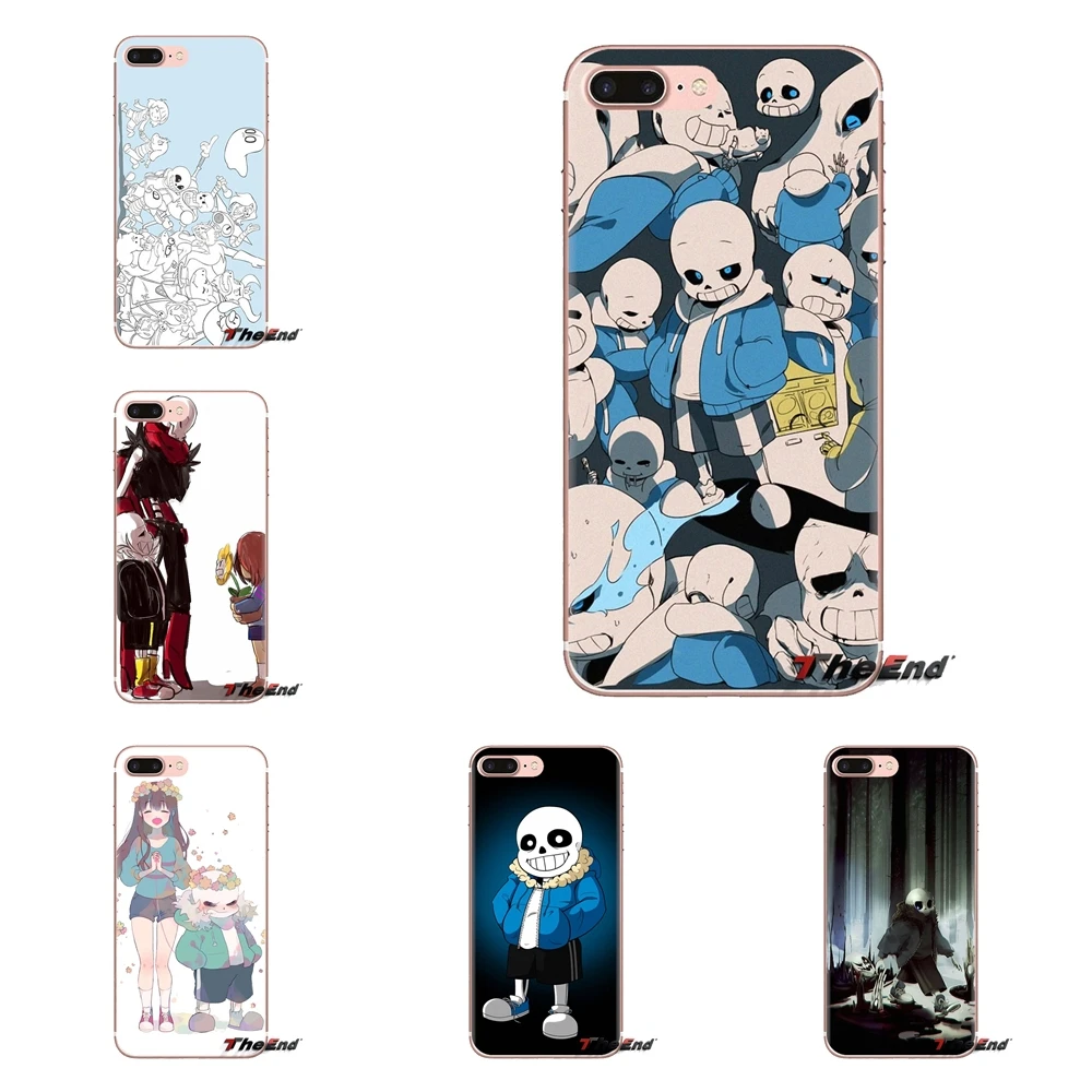 For iPod Touch Apple iPhone 4 4S 5 5S SE 5C 6 6S 7 8 X XR XS Plus MAX Silicone Phone Shell Case Undertale Sans and his puns Game |