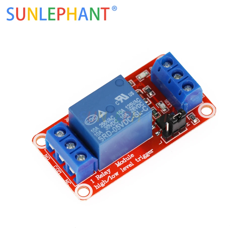 

One 1 Channel 5V 12V 24V Relay Module Board Shield for Arduno with Optocoupler Support High and Low Level Trigger