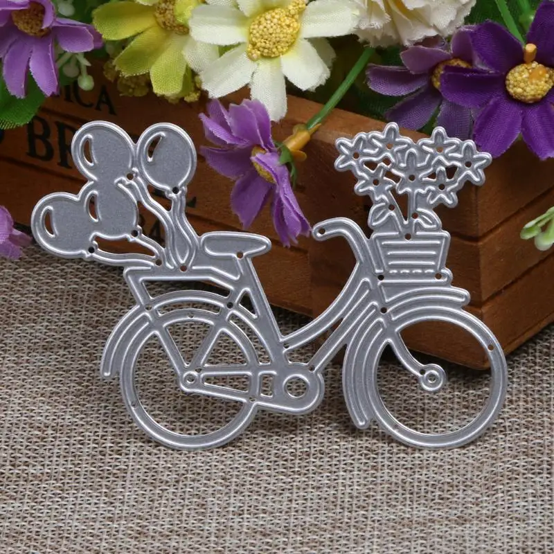 

DIY Lovely Bike Bicycle Metal Cutting Dies Stencil For Scrapbooking Paper Card Album Photo Craft Art Embossing Painting Decor