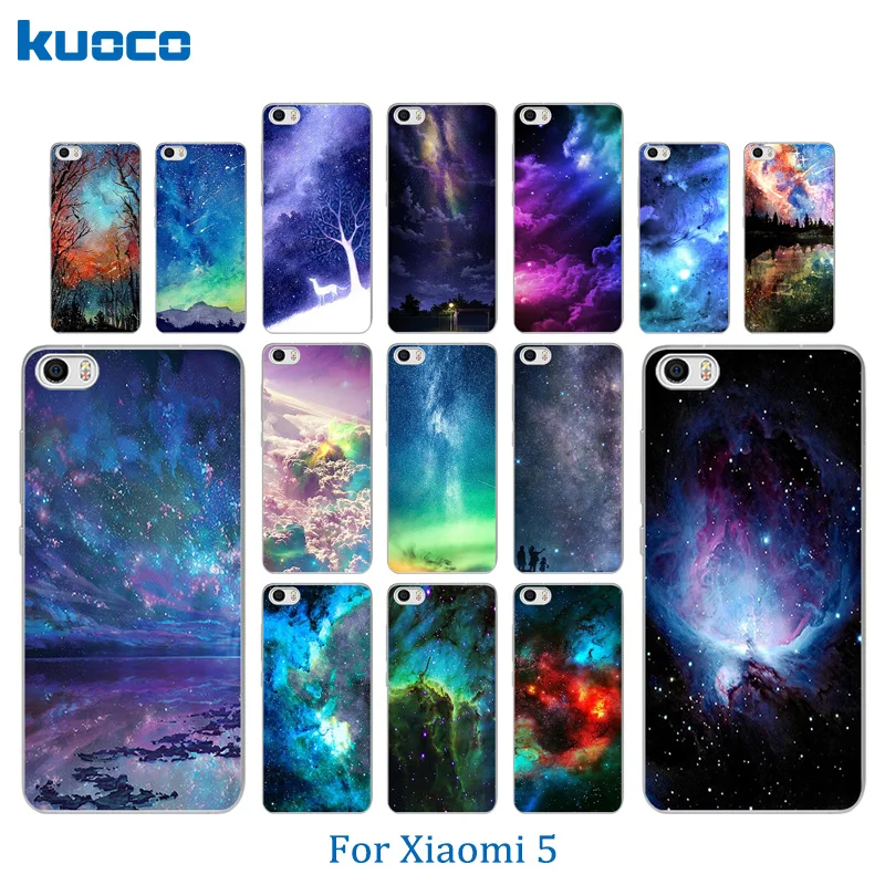 5.15 inch For Xiaomi 5 Mi MI5 M5 Mobile Phone Cases Starry Sky Pattern Back Cover Silicon Soft TPU Matte Full Protection Shell |
