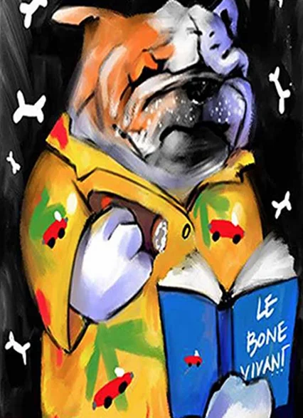 

5D Diamond painting,full DIY Diamond Embroidery, HUACAN color dog Cross Stitch Rhinestones,handcrafts Christmas,home decoration