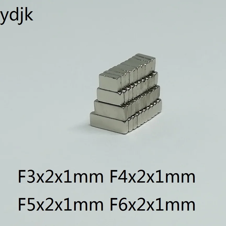 10 шт./лот N35 неодимовый магнит 3х2х1 4x2x1 5x2x1 6х2х1 мм Прочный Магнитный кронштейн 3*2*1 4*2*1 5*2*1 6*2*1 мм