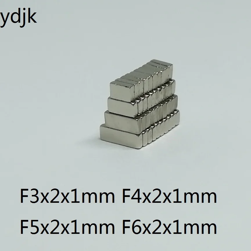 

10pcs/lot N35 Neodymium magnet 3x2x1 4x2x1 5x2x1 6x2x1 mm Super Strong magnet 3*2*1 4*2*1 5*2*1 6*2*1 mm