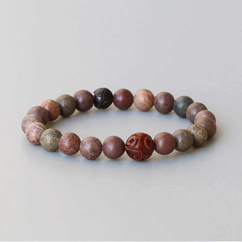 Wholesale-Natrual-Flower-Stone-Beads-With-Red-Sandwood-Lucky-Cloud-Beads-Elastic-Bracelet-Retro-Bangle-GIFT-For-Men-Women-Reikinn-BSM016(7)