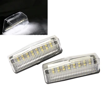 

1 Pair White 24SMD LED Number License Plate Lamp Light for Toyota PRIUS ZVW30/NHW20 VENZA LEXUSCT200H canbus license lamp