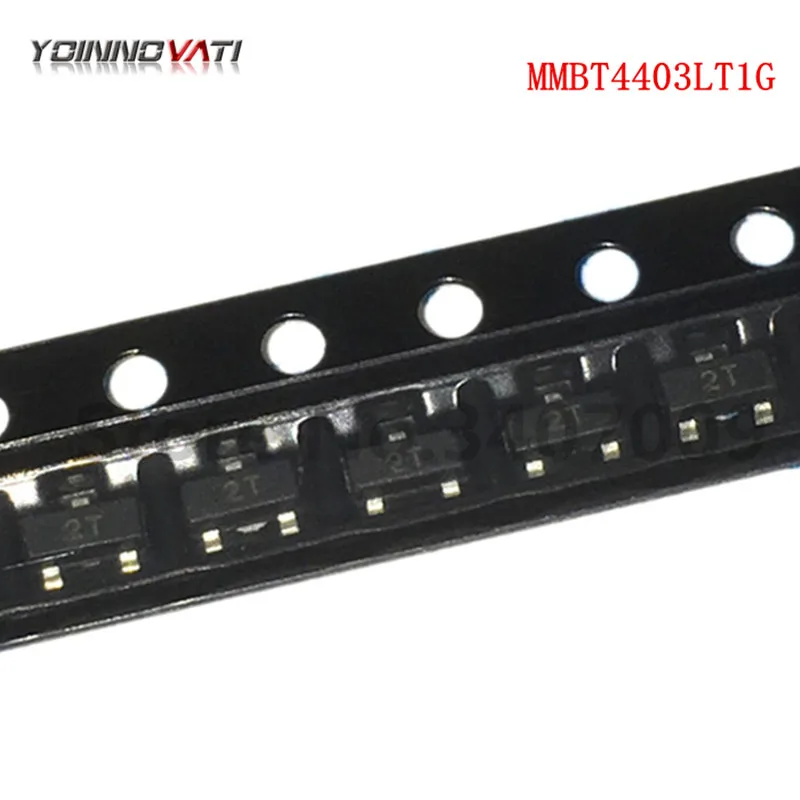 

100PCS/Lot MMBT4403 MMBT4403LT1G 2T SOT23 MMBT4403LT1 2N4403 600mA 40V SOT-23 PNP SMD Transistor Original New