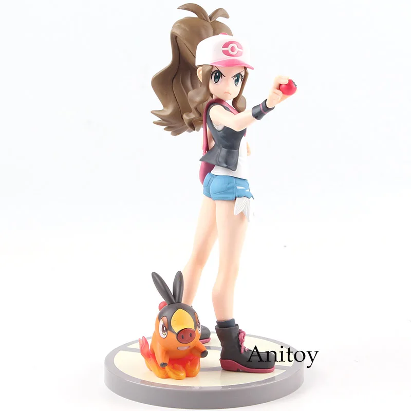 ARTFX KOTOBUKIYA статуи Туко с Pokabu Tepig/Mei с Tsutarja Snivy ПВХ Аниме Фигурки Коллекционная модель игрушки - Цвет: B in bag