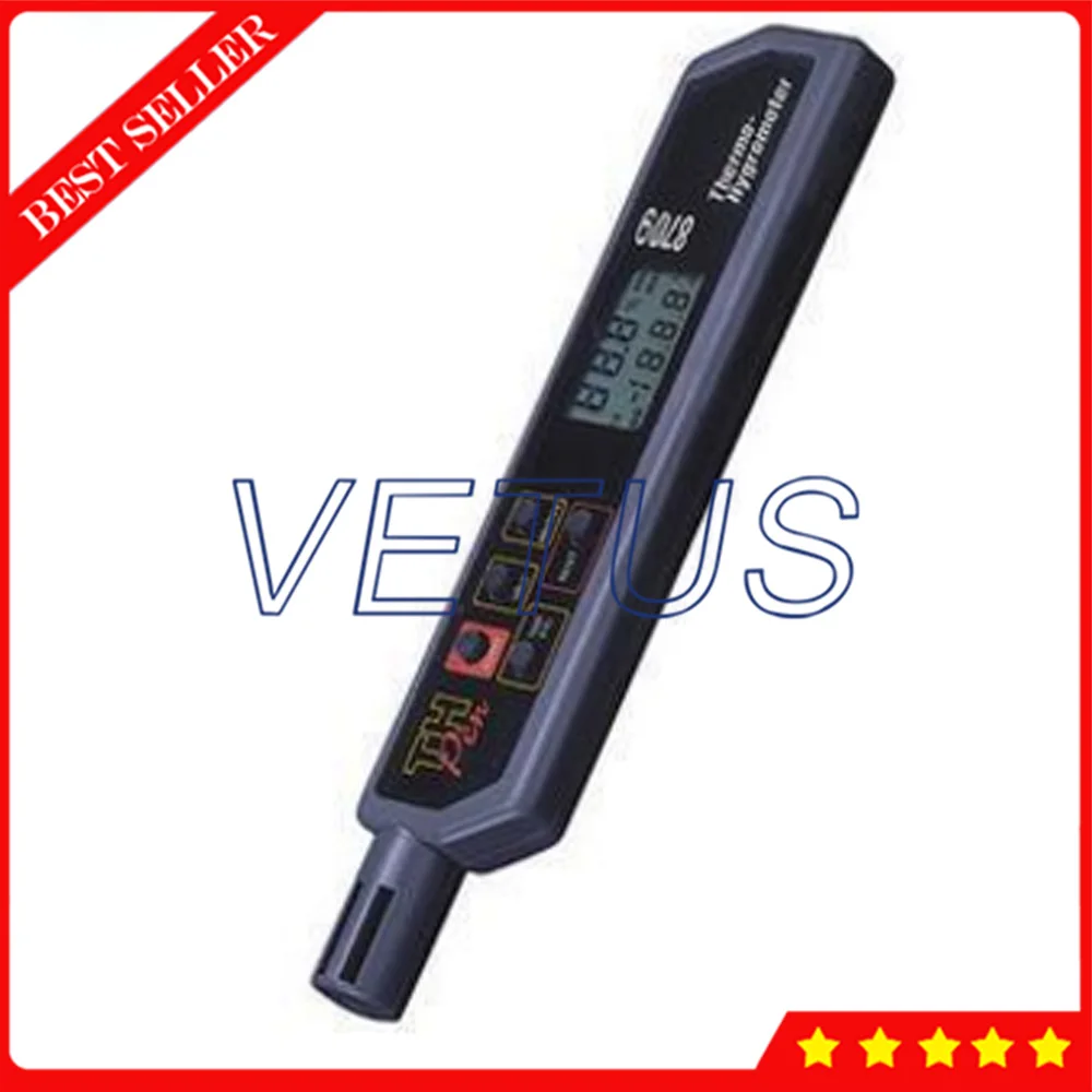 

AZ8709 Portable Simultaneously Display Temperature Humidity Tester Pen Hygro-thermometer with temperature range -20 to 50C