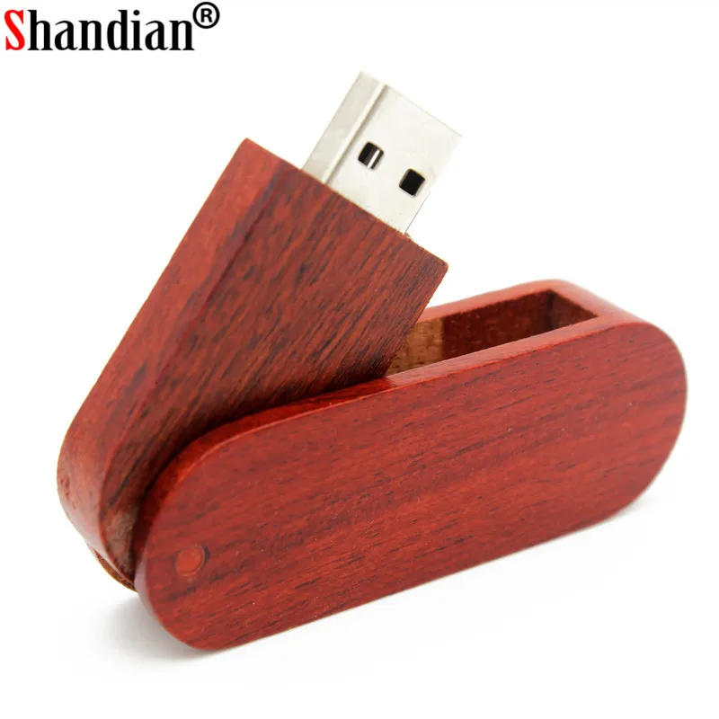 SHANDIAN логотип на заказ Деревянный USB+ коробка USB флэш-накопитель Флешка 4 ГБ 8 ГБ 16 г 32 Гб 64 Гб карта памяти фотография свадебный подарок