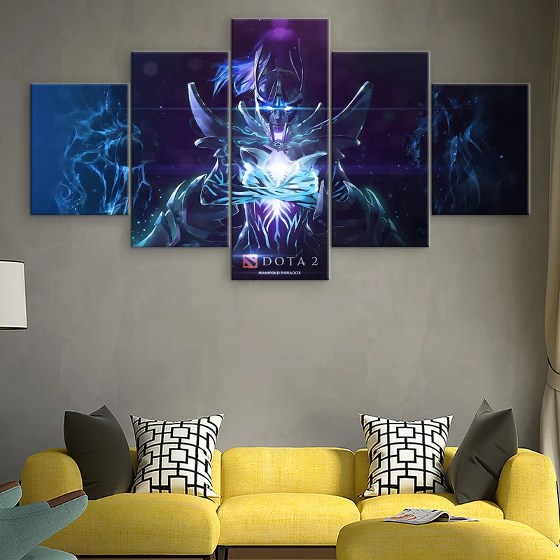  Canvas Hd Prints Picture Wall Artwork 5 Pieces Dota 2 Painting Home Decoration Modular Modern Game 