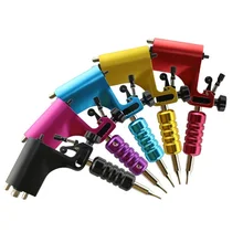 Отличный Алюминиевый Электрический тату-пистолет, моторная тату-машина, костюмы, тату-оборудование, тату для тела, 50 шт