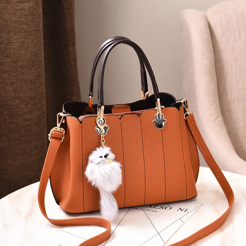 

YINGPEI Women Handbag Shoulder Bag Girls Fashion Famous Design Leather Big Casual Tote High Quality Hasp Casual Black New 2019