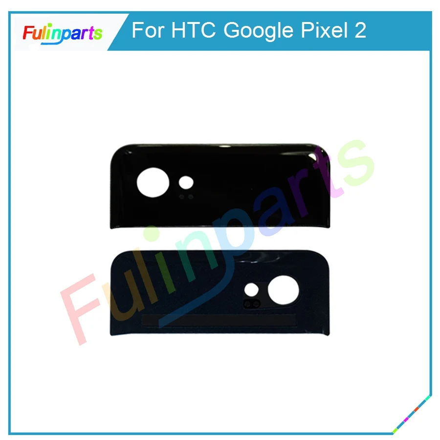 Для HTC Google Pixel 2 XL Задняя стеклянная крышка для объектива камеры с клейкой