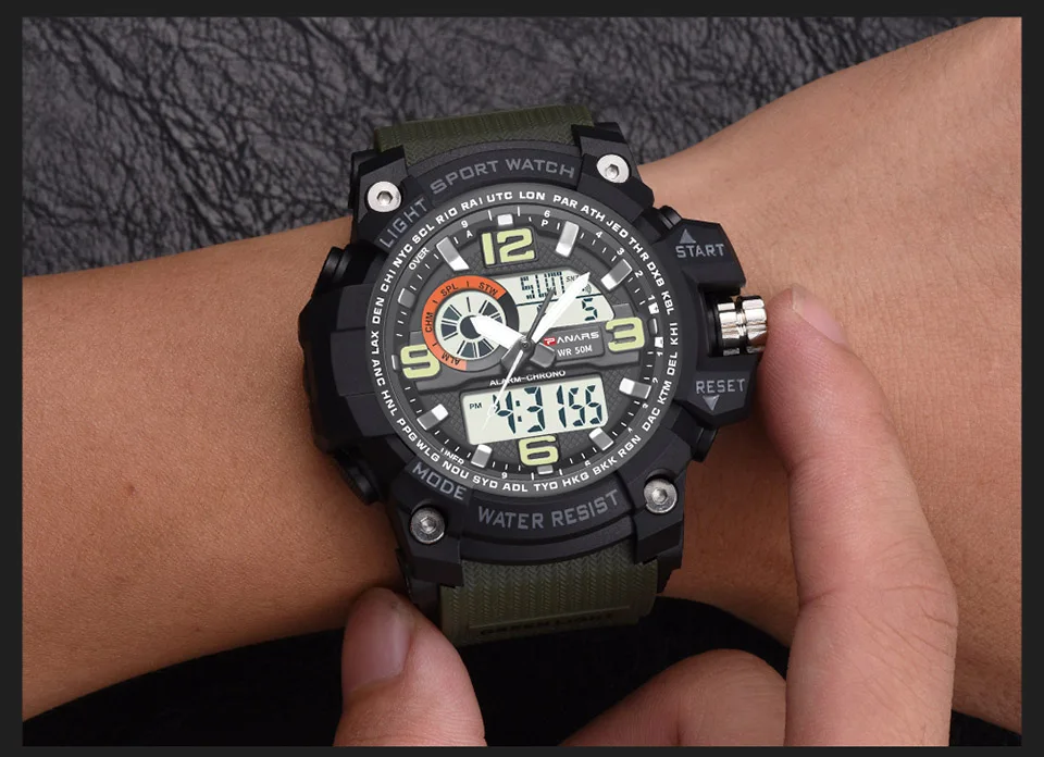 2018 PANARS Military Digital-watch Men/'s G Style Fashion Sports S Shock Army Watch LED Electronic Digital Wrist Watches for Men (16)
