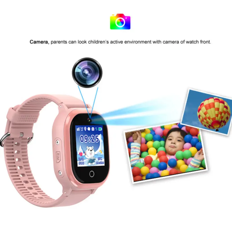 TD06S GPS Telefon Positionierung Mode Kinder Uhr Wasserdicht Farbe Touch Screen SOS Baby Smart Uhr