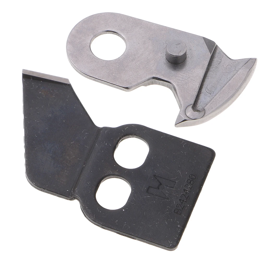 Steel Moving & Fixed Knife for Juki  -980  -1850  -1900 Industrial Sewing Machine