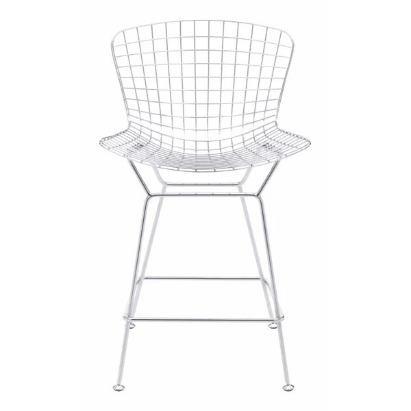 Wire Counter Chair Chrome (2)